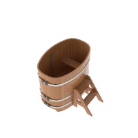 Купель овальная из дуба 0,76х1,16