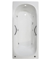 Ванна Aqualux ZYA 9-4 (Artex Mali) 170x75 с гидромассажем