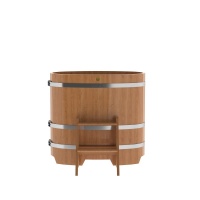 Купель овальная из дуба 0,59х1,06