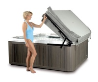 Крышка-чехол для SPA бассейна (тёмно-коричневая) (размеры: 248*230 см)