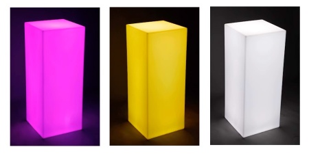 Светильник Колонна 30х190  питание от АКБ, RGB